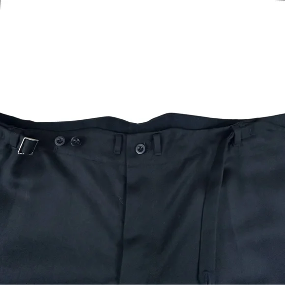 Endovanera Mens Wide Leg Pants 42x32 Baggy Edgy Military Inspired Streetwear